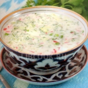 Холодный узбекский суп «Чалоп»