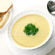 Суп с сыром брынза и кукурузой