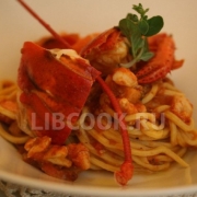 Спагетти с омаром