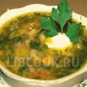 Сырный суп с гречкой