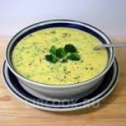 Сырный суп с фасолью и редиской