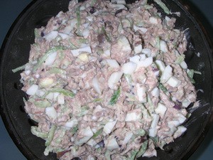 Салат из мяса с арахисом