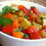 Рагу из овощей в сметанном соусе