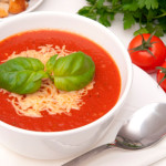 Суп с помидоров и сыра