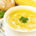 Сырный суп с беконом и кукурузой