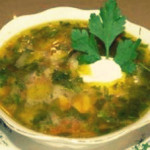 Сырный суп с гречкой