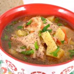 Вермишелевый суп со свининой